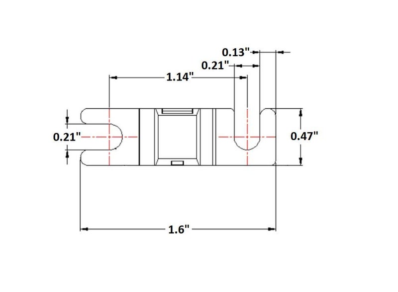 AA Mini ANL 40 Amp Fuse For Automotive Marine Audio Video System Electronics Fuse 3 Pack (40A) - Image 2